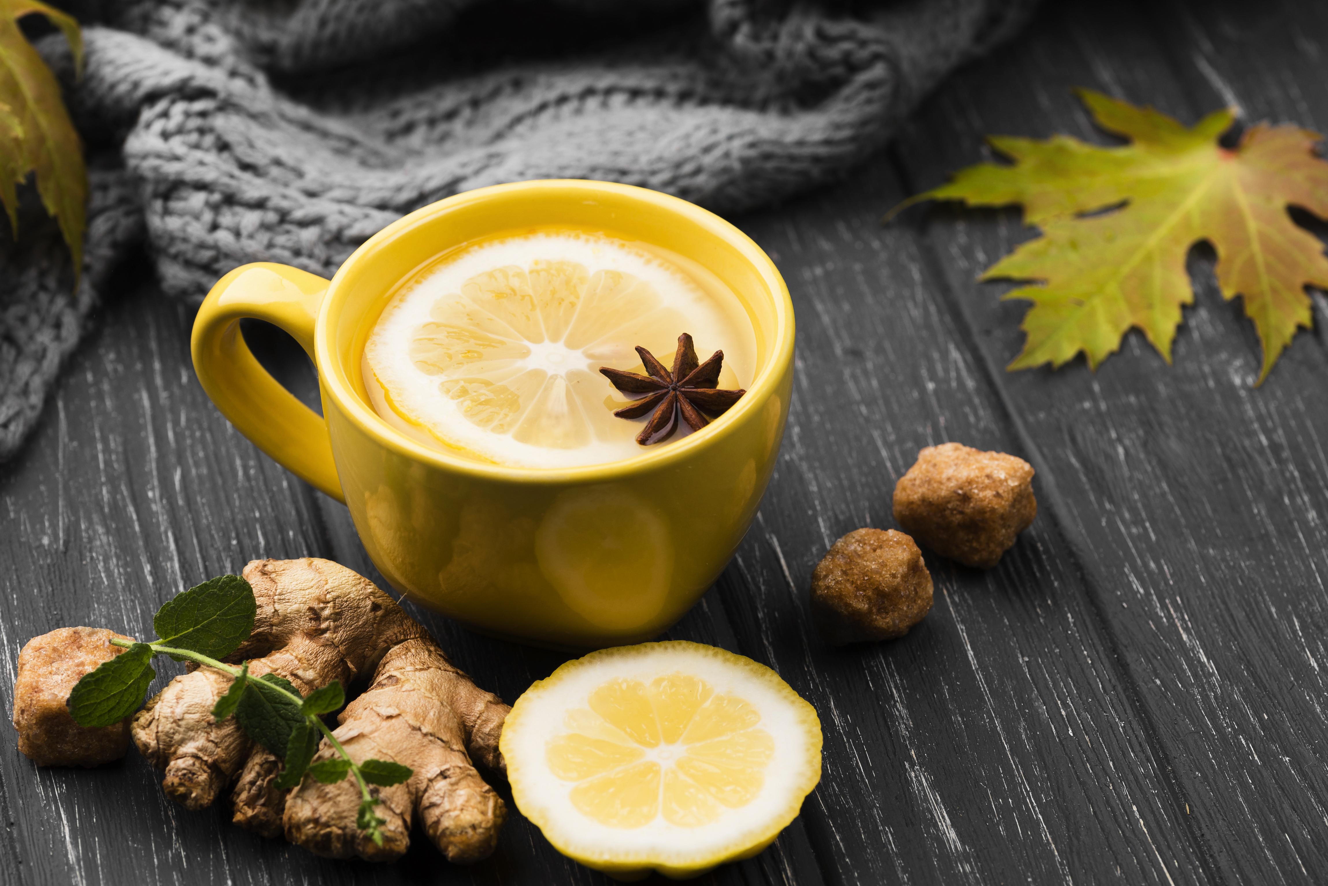 Fresh ginger chai